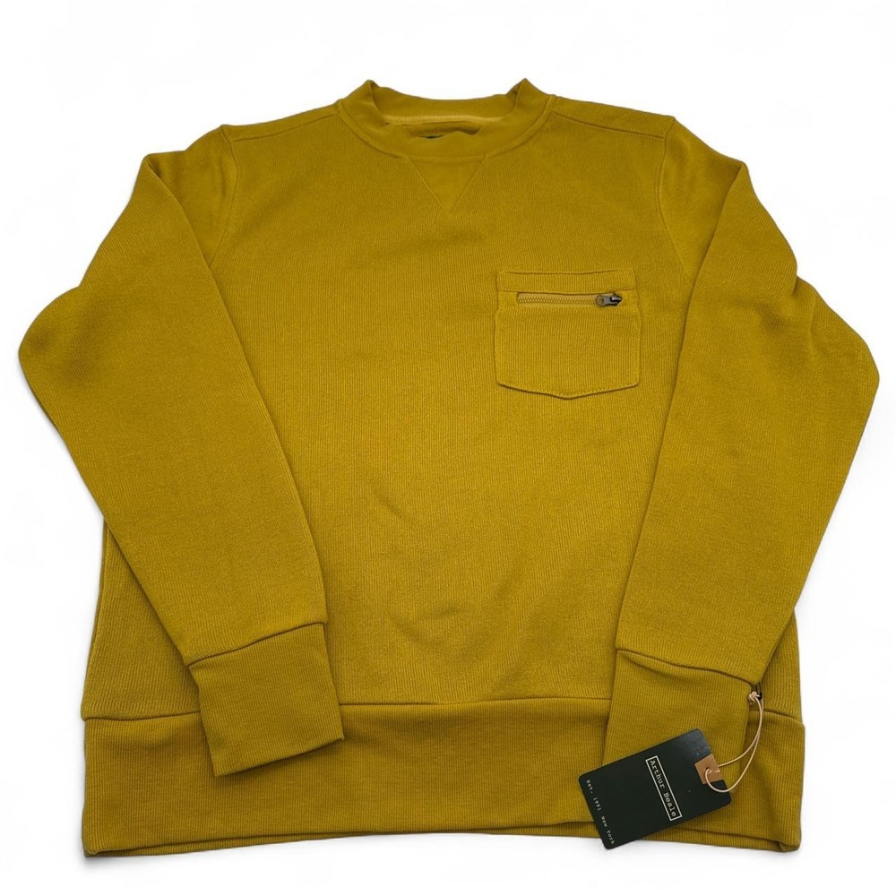 Arthur Beale Mustard Gold Pullover Sweater M Vintage Y2K Men's